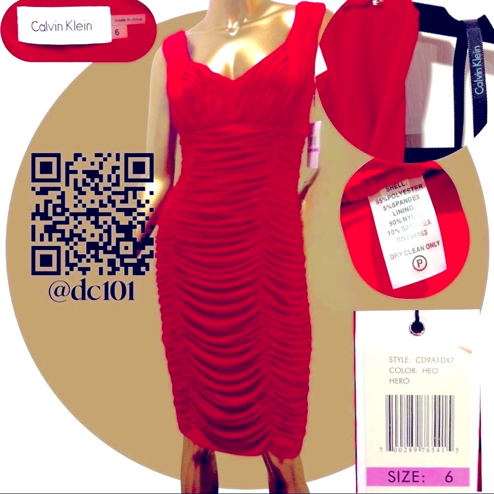 Calvin Klein Red Dress
